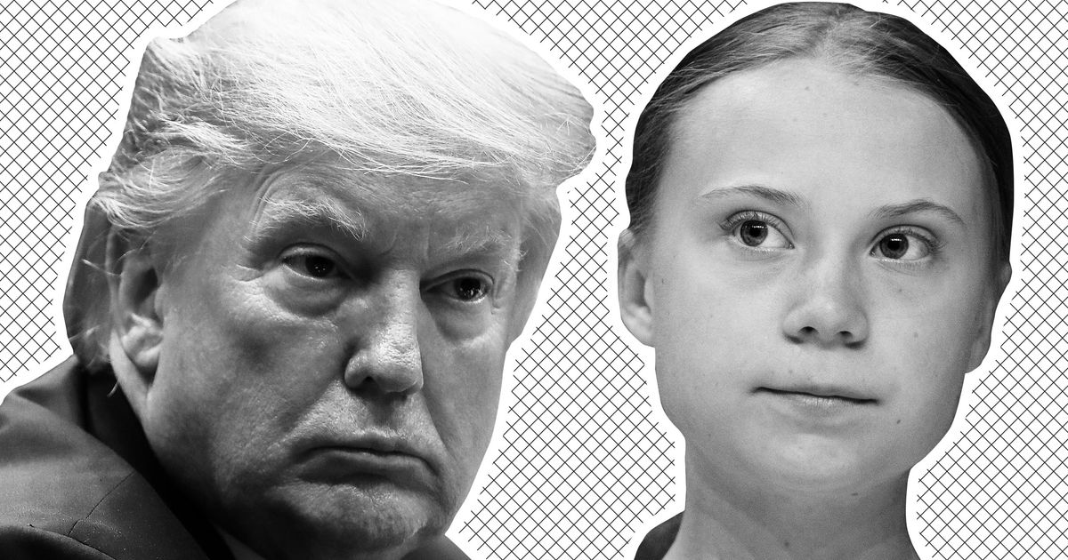 Trump Mocks Greta Thunberg For Time Person Of The Year Cover