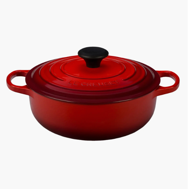 Signature 3.5-Quart Round Enamel Cast Iron French/Dutch Oven