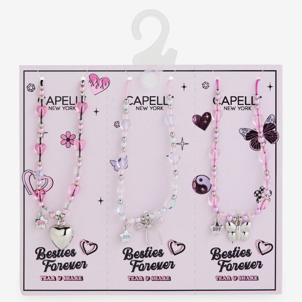 Capelli New York Kids' BFF Set of 3 Necklaces