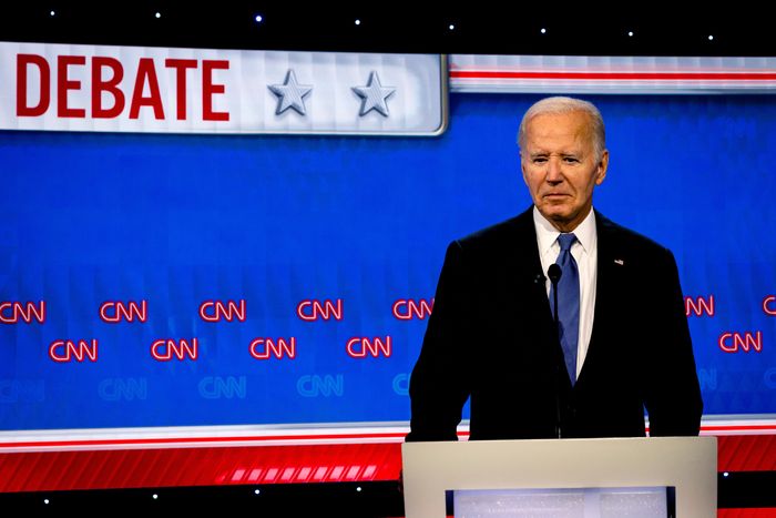 Joe Biden at the first 2024 debate