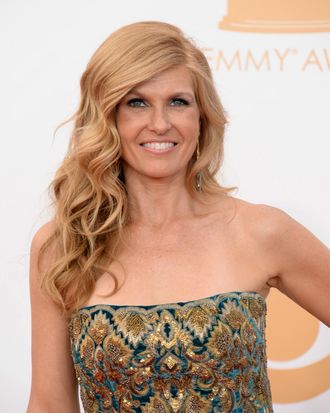 Actress Connie Britton arrives at the 65th Annual Primetime Emmy Awards held at Nokia Theatre L.A. Live on September 22, 2013 in Los Angeles, California. 