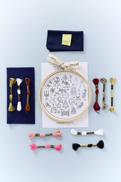 Anthropologie MakeBox & Co. Advent Stitches Embroidery Kit