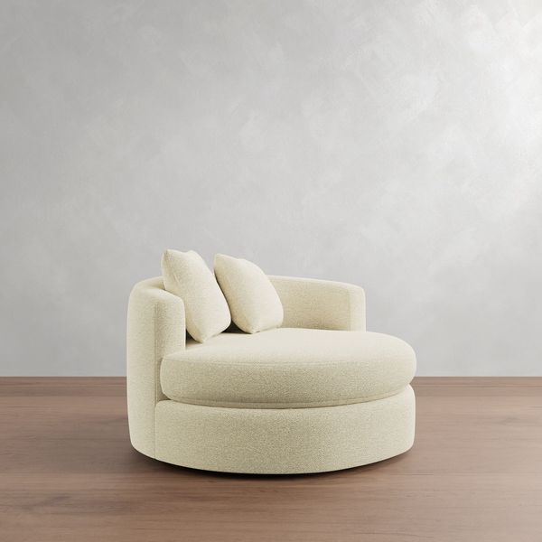 Pottery Barn Balboa Grand Swivel Armchair
