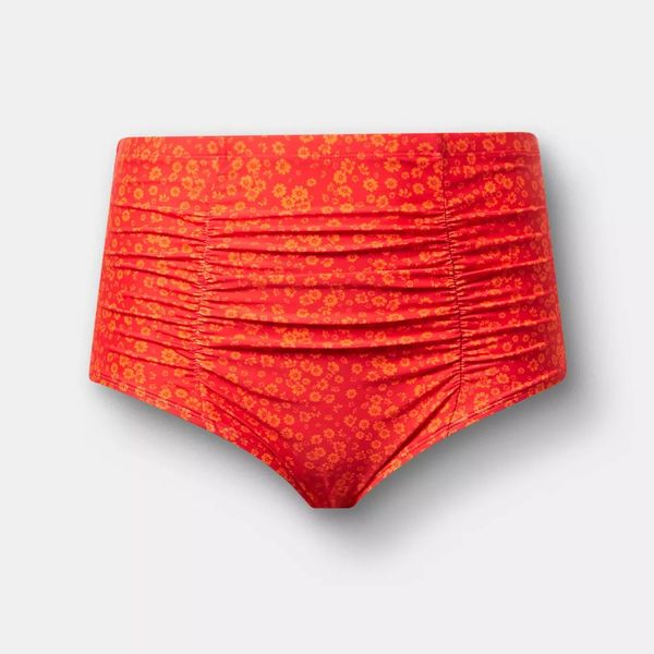 Torrid High-Rise Ruched Swim Bottom