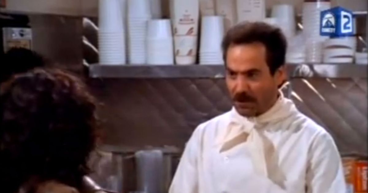 No Using the Soup Nazi’s Likeness to Sell Guns for You!