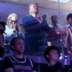 US-POLITICS-TRUMP-BASKET-NBA-FINALS