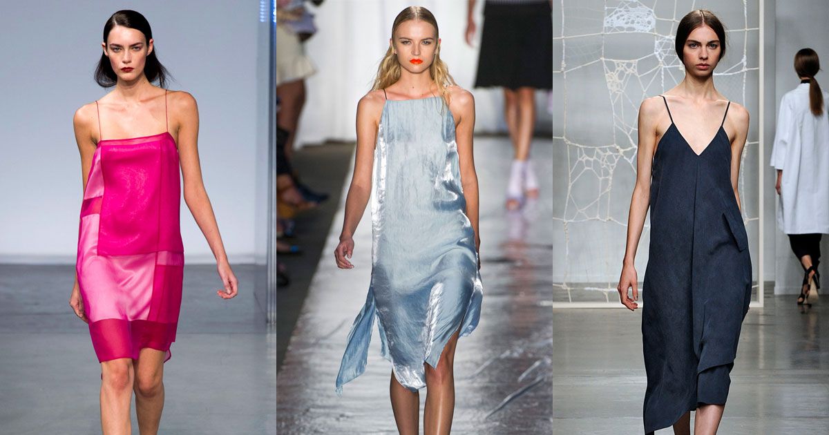 Trend Watch Nineties Slip Dresses Are Back Again