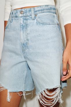 Reformation Saige High Rise 4” Jean Shorts