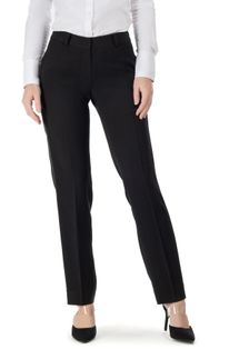 Little Black Tux Black Slim Fit Tuxedo Pants With Satin Back Pocket
