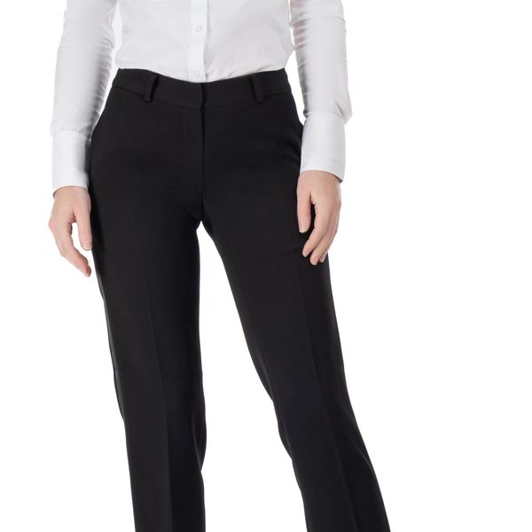 Little Black Tux Black Slim Fit Tuxedo Pants With Satin Back Pocket