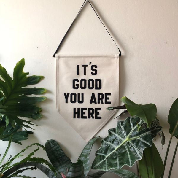 Rayo & Honey ‘It’s Good You Are Here’ Pennant