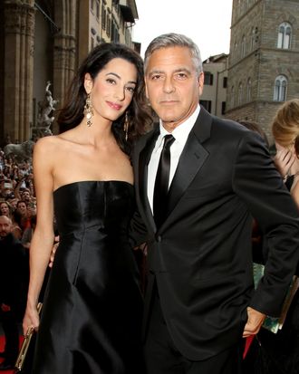 Amal and George Clooney.