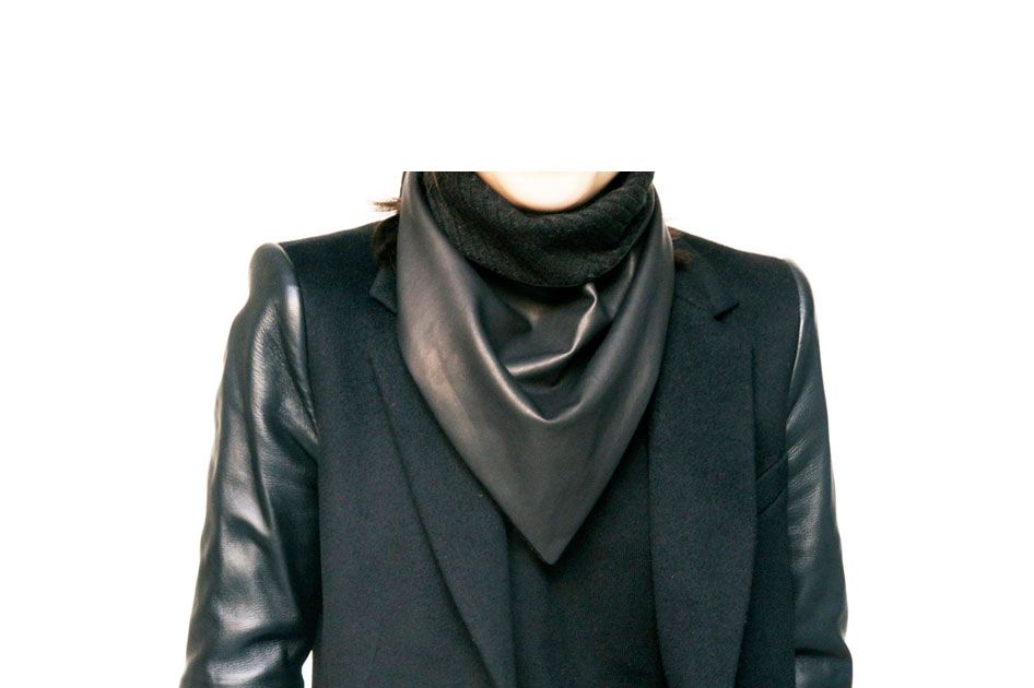 Best Bet: Luxirare Leather Scarf