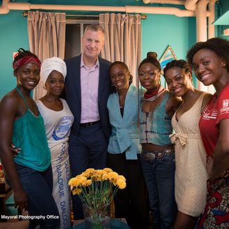 Mayor Bill de Blasio, First Lady of New York City Chirlane McCray, Elclipsed, Broadway