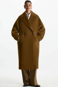 COS Oversized Double-breasted Wool Coat