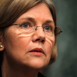 WASHINGTON - MARCH 04: Panel Chair Elizabeth Warren listens during a hearing before the Congressional Oversight Panel that was created to oversee the expenditure of the Troubled Asset Relief Program (TARP) March 4, 2010 on Capitol Hill in Washington, DC. The hearing was to examine the current financial situation of Citigroup and future strategies for running the institution. (Photo by Alex Wong/Getty Images) *** Local Caption *** Elizabeth Warren