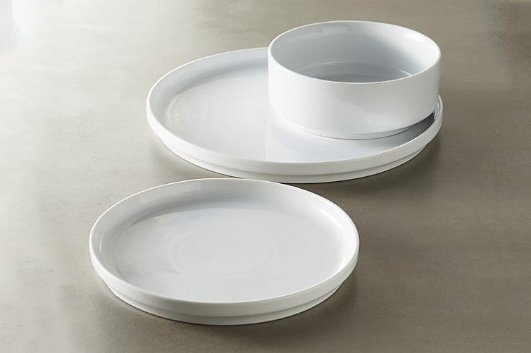 CONTACT WHITE MUGS SET OF 8 - CB2 dinnerware