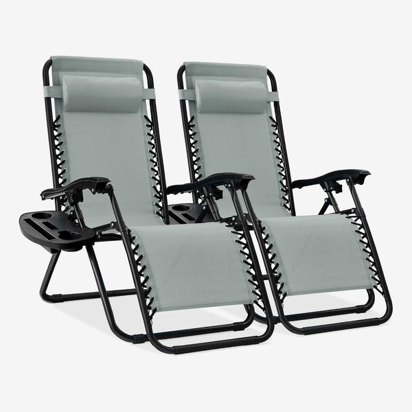 Best Choice Products Adjustable Zero Gravity Reclining Lounge Chairs - Set of 2