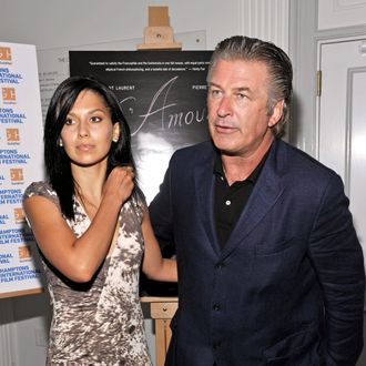 EAST HAMPTON, NY - AUGUST 19: Hilaria Thomas and actor Alec Baldwin attend the 2011 Hamptons International Film Festival screening of 