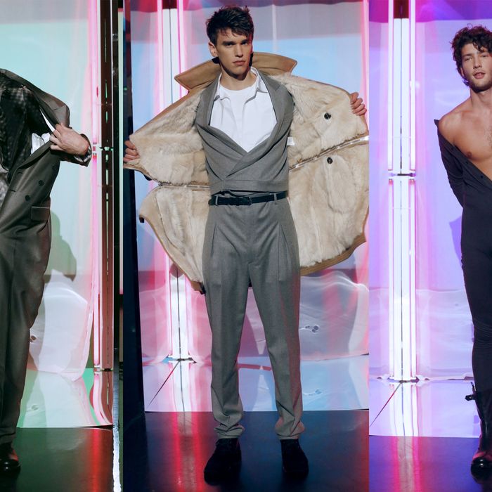 Jean Paul Gaultier's fall 2013 menswear show.