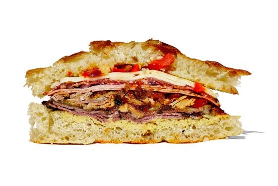 The Awfullotta, Dufresne's variation on the Mufaletta.