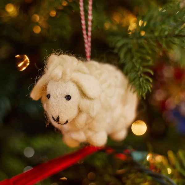 Sheep Felt Wool Ornament