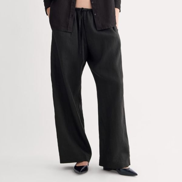 Everlane The Drawstring Pant in Linen