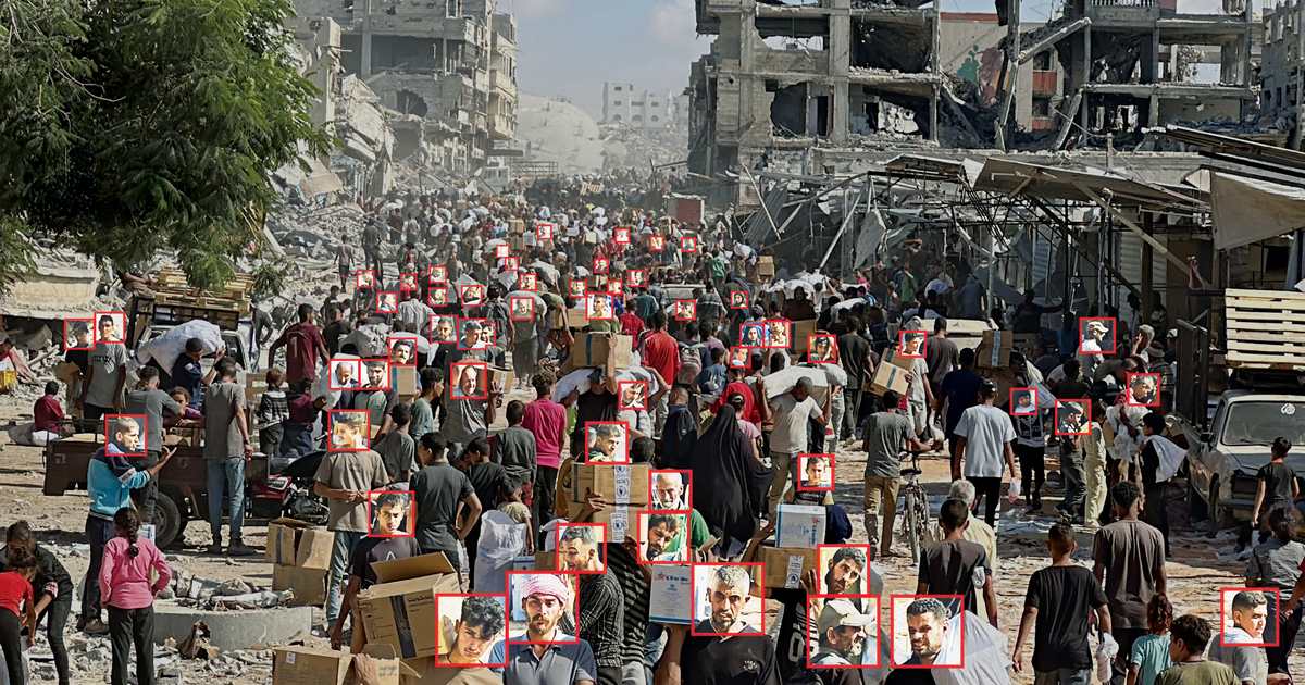 5:00 a.m. foreign affairs foreign affairs Watched, Tracked, and Targeted in Gaza By Mohammed R. Mhawish Life under Israel’s all-encompassing surveillance regime.