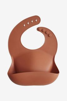 Mushie Silicone Baby Bib