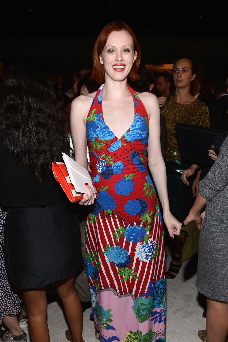 See All of Karen Elson’s Off-the-Runway Photos