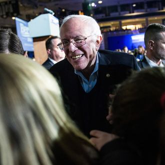 Bernie Sanders Campaigns In NH One Day Before Primary