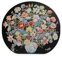 Scully & Scully Trompe L’Oeil Flemish Floral Bouquet Fire Screen
