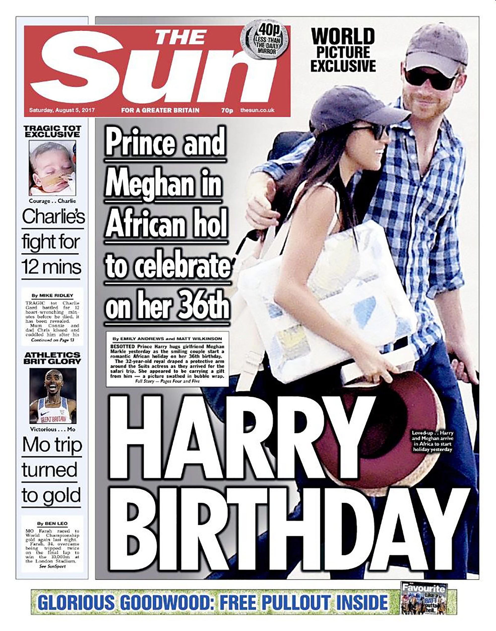 Prince Harry And Meghan Markle Are On An African Safari