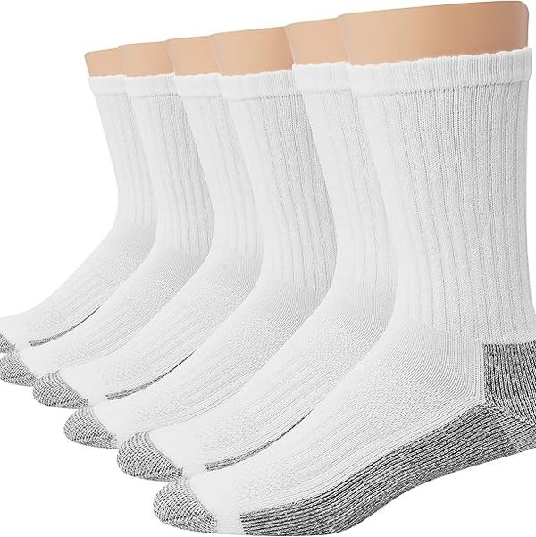 Hanes Men’s Work Crew Socks 6pk