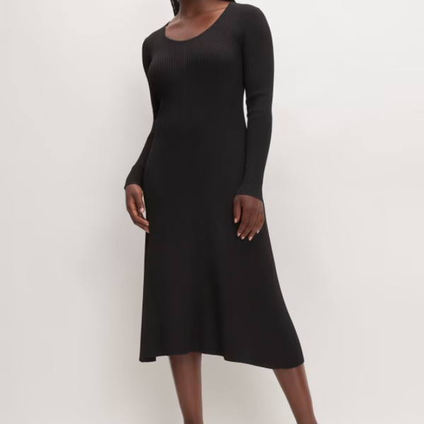 Everlane The Ribbed Scoopneck Dress