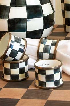 MacKenzie-Childs Courtly Check Napkin Rings