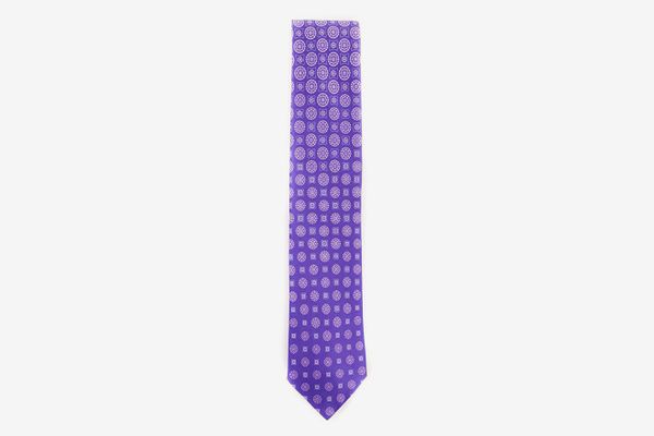 Brioni Purple Silk Tie