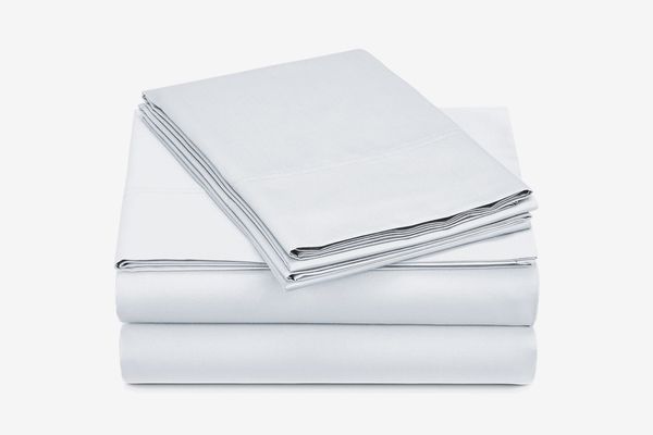 Pinzon 500-Thread-Count Pima Cotton Sateen Sheet Set — King, White