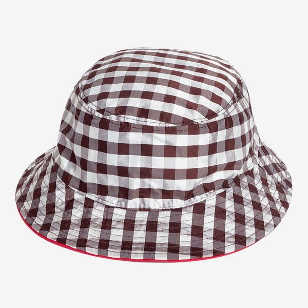 Coming of Age NYC Reversible Red & Gingham Bucket Hat