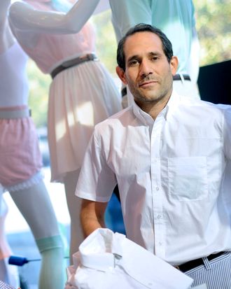 Dov Charney, looking almost happy.
