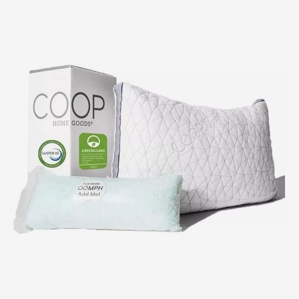 Coop Home Goods The Eden - Adjustable Memory Foam Pillow for Cool Sleepers