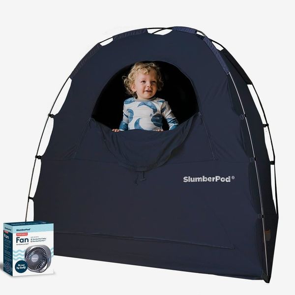 SlumberPod Portable Privacy Pod Blackout Canopy Crib Cover