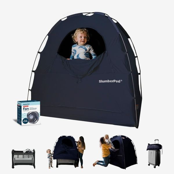 SlumberPod Portable Privacy Pod Blackout Canopy Crib Cover