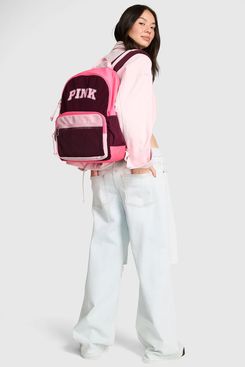Pink Classic Canvas Backpack