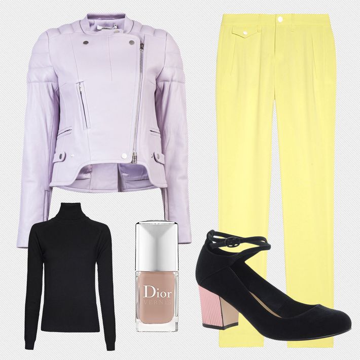 How to Wear Pastels in Fall, Lady in Violet