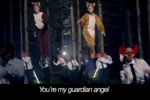 Norwegian comedy duo Ylvis performs 'The Fox' with Nippon Ham