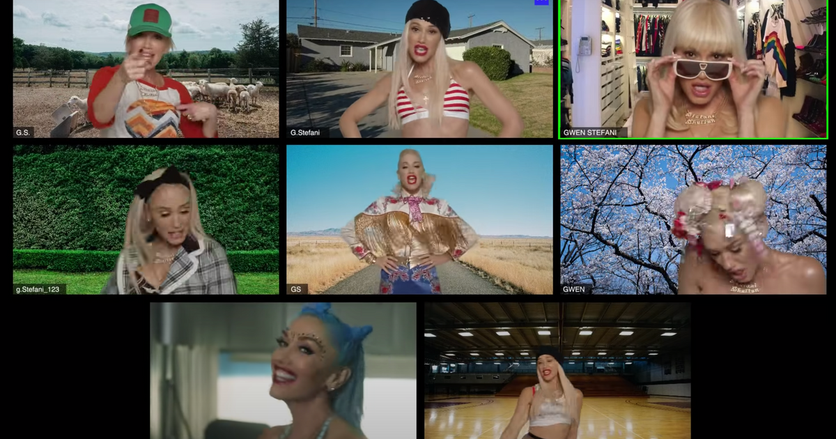 Gwen Stefani’s music video, ‘Let Me Reintroduce Myself’