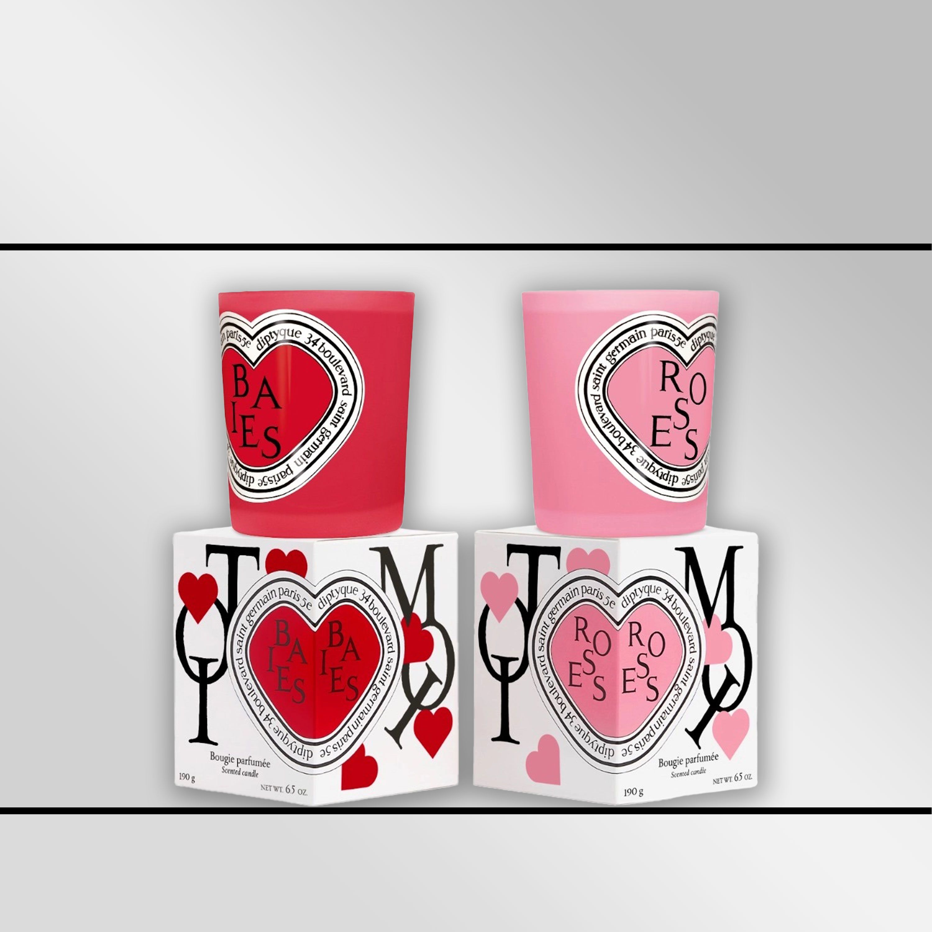 Diptyque just released a particularly romantic berry and rose candle duo.