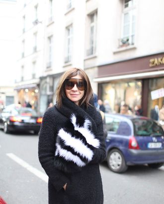 Carine, wearing Altuzarra in Paris.