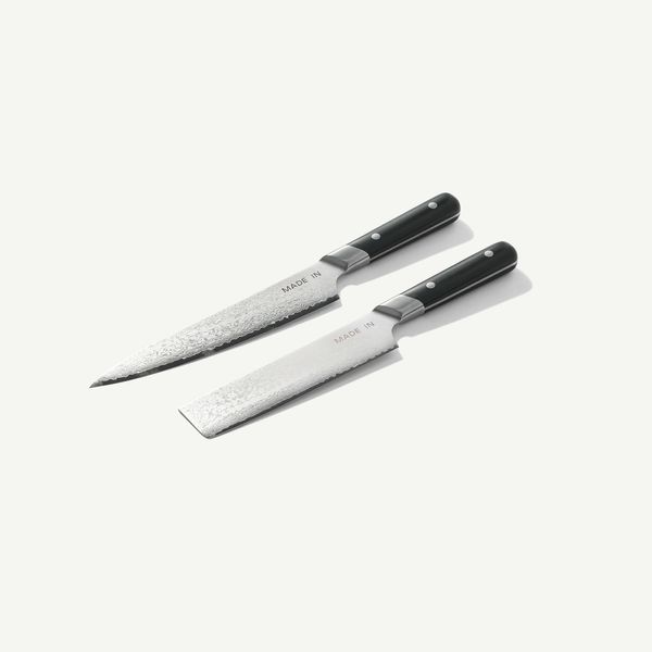 Made In Japanese Damascus Steel Knife 2-Piece Set